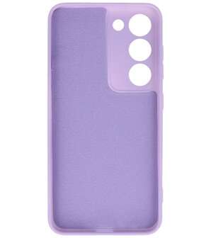 2.0mm Dikke Fashion Telefoonhoesje Siliconen Hoesje voor de Samsung Galaxy S23 Plus - Paars