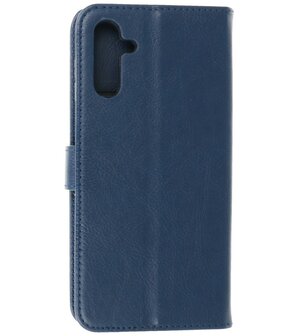 Samsung Galaxy A24 4G Hoesje Book Case Portemonnee Telefoonhoesje - Navy