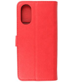 Oppo A78 Hoesje Book Case Portemonnee Telefoonhoesje - Rood