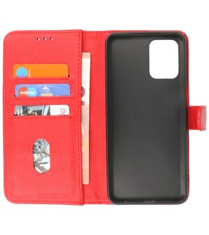 Motorola Moto G73 Hoesje Book Case Portemonnee Telefoonhoesje - Rood