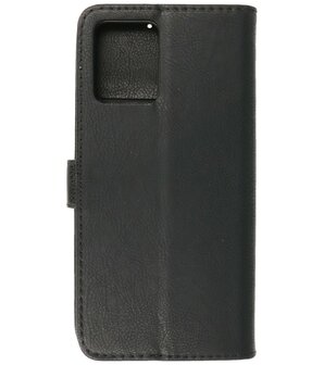 Motorola Moto G53 - G23 - G13 Hoesje Book Case Portemonnee Telefoonhoesje - Zwart