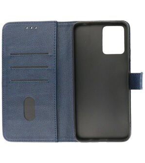 Motorola Moto G53 - G23 - G13 Hoesje Book Case Portemonnee Telefoonhoesje - Navy