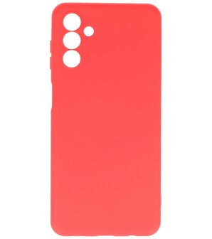 Samsung Galaxy A24 4G Hoesje - 2.0mm Dikke Fashion Telefoonhoesje Backcover - Siliconen Hoesje - Rood