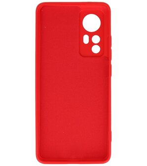 Xiaomi 12 Hoesje - 2.0mm Dikke Fashion Telefoonhoesje Backcover - Siliconen Hoesje - Rood