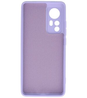 Xiaomi 12 Hoesje - 2.0mm Dikke Fashion Telefoonhoesje Backcover - Siliconen Hoesje - Paars