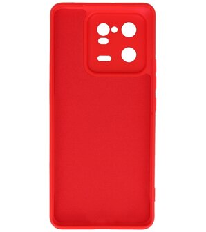 Xiaomi 13 Pro 5G Hoesje - 2.0mm Dikke Fashion Telefoonhoesje Backcover - Siliconen Hoesje - Rood