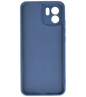 Xiaomi Redmi A1 Hoesje - 2.0mm Dikke Fashion Telefoonhoesje Backcover - Siliconen Hoesje - Navy