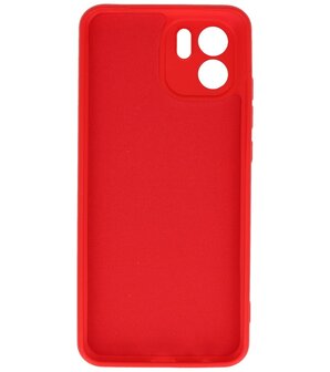 Xiaomi Redmi A1 Hoesje - 2.0mm Dikke Fashion Telefoonhoesje Backcover - Siliconen Hoesje - Rood