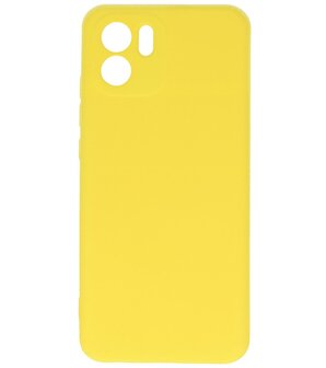 Xiaomi Redmi A1 Hoesje - 2.0mm Dikke Fashion Telefoonhoesje Backcover - Siliconen Hoesje - Geel