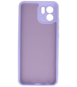 Xiaomi Redmi A1 Hoesje - 2.0mm Dikke Fashion Telefoonhoesje Backcover - Siliconen Hoesje - Paars