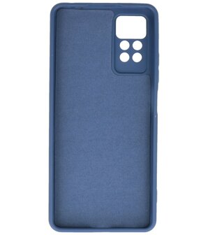 Xiaomi Redmi Note 11 Pro 5G Hoesje - 2.0mm Dikke Fashion Telefoonhoesje Backcover - Siliconen Hoesje - Navy