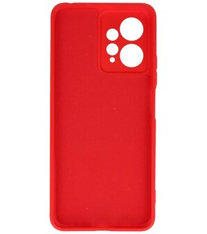 Xiaomi Redmi Note 12 4G Hoesje - 2.0mm Dikke Fashion Telefoonhoesje Backcover - Siliconen Hoesje - Rood