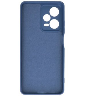 Xiaomi Redmi Note 12 Pro Plus 5G Hoesje - 2.0mm Dikke Fashion Telefoonhoesje Backcover - Siliconen Hoesje - Navy