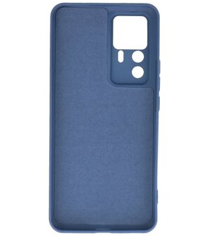 Xiaomi 12T Pro Hoesje - 2.0mm Dikke Fashion Telefoonhoesje Backcover - Siliconen Hoesje - Navy