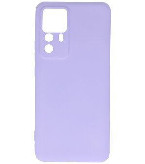 Xiaomi 12T Hoesje - 2.0mm Dikke Fashion Telefoonhoesje Backcover - Siliconen Hoesje - Paars