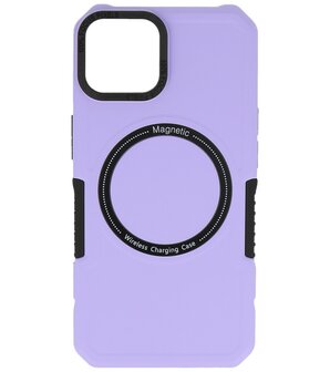 MagSafe Hoesje - Shockproof Back Cover voor de iPhone 11 Pro Max - Paars