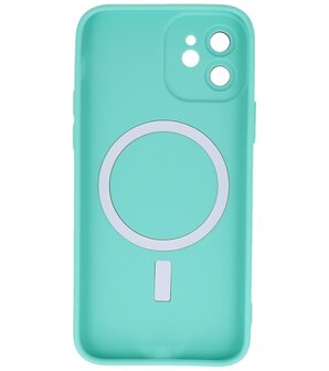MagSafe Hoesje met Camera Beschermer voor iPhone 11 Turquoise