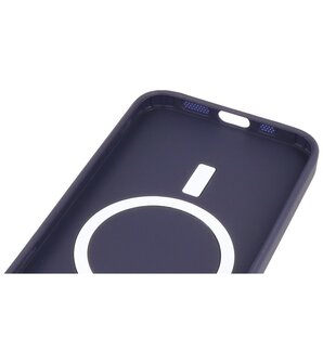 MagSafe Hoesje met Camera Beschermer voor iPhone 11 Pro Nacht Paars