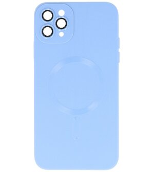 MagSafe Hoesje met Camera Beschermer voor iPhone 11 Pro Max Blauw