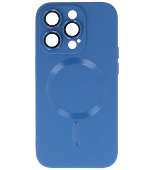 MagSafe Hoesje met Camera Beschermer voor iPhone 12 Pro Navy
