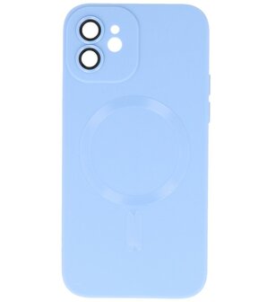 MagSafe Hoesje met Camera Beschermer voor iPhone 12 Blauw