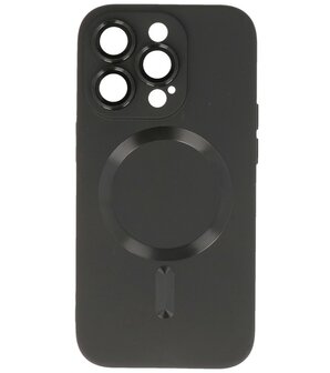 MagSafe Hoesje met Camera Beschermer voor iPhone 13 Pro Max Zwart