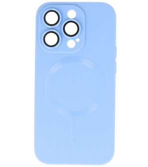 MagSafe Hoesje met Camera Beschermer voor iPhone 13 Pro Max Blauw