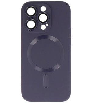 MagSafe Hoesje met Camera Beschermer voor iPhone 13 Pro Max Nacht Paars