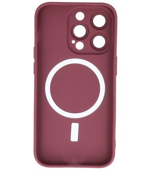 MagSafe Hoesje met Camera Beschermer voor iPhone 13 Pro Max Bruin