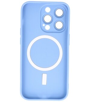 MagSafe Hoesje met Camera Beschermer voor iPhone 13 Pro Blauw