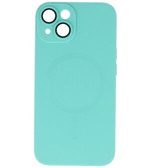 MagSafe Hoesje met Camera Beschermer voor iPhone 13 Turquoise