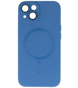 MagSafe Hoesje met Camera Beschermer voor iPhone 14 Plus Navy