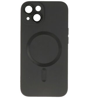 MagSafe Hoesje met Camera Beschermer voor iPhone 14 Zwart