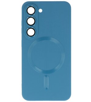 MagSafe Hoesje met Camera Beschermer voor Samsung Galaxy S23 Plus Navy