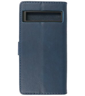 Google Pixel 7A Hoesje Book Case Portemonnee Telefoonhoesje - Navy