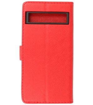 Google Pixel 7A Hoesje Book Case Portemonnee Telefoonhoesje - Rood