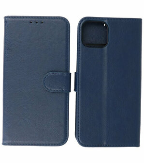 iPhone 15 Hoesje Book Case Telefoonhoesje Navy