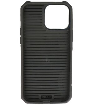 MagSafe Hoesje - Shockproof Back Cover voor de iPhone 14 Pro - Navy
