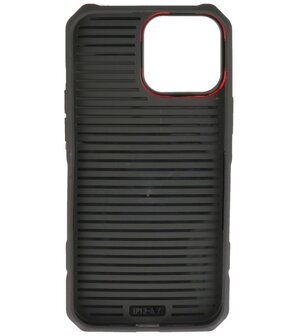 MagSafe Hoesje - Shockproof Back Cover voor de iPhone 14 Pro - Rood