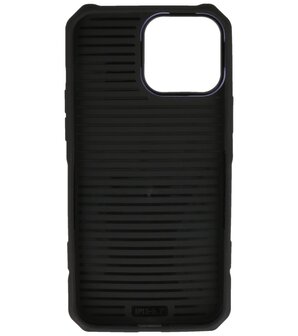 MagSafe Hoesje - Shockproof Back Cover voor de iPhone 14 Pro - Paars