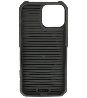 MagSafe Hoesje - Shockproof Back Cover voor de iPhone 14 Pro - Bordeaux Rood