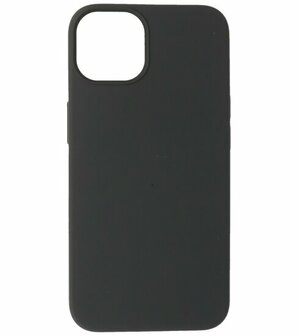 iPhone 15 Hoesje - 2.0mm Dikke Fashion Telefoonhoesje Backcover - Zwart