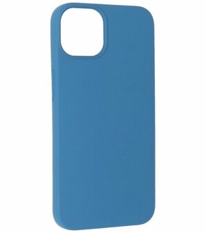 iPhone 15 Hoesje - 2.0mm Dikke Fashion Telefoonhoesje Backcover - Navy