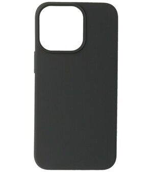 iPhone 15 Pro Hoesje - 2.0mm Dikke Fashion Telefoonhoesje Backcover - Zwart