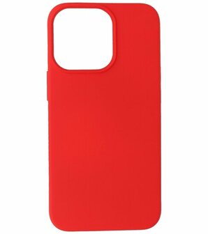 iPhone 15 Pro Hoesje - 2.0mm Dikke Fashion Telefoonhoesje Backcover - Rood