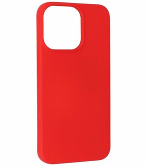 iPhone 15 Pro Max Hoesje - 2.0mm Dikke Fashion Telefoonhoesje Backcover - Rood