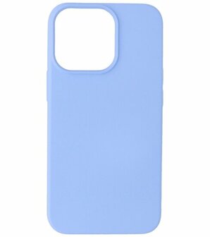 iPhone 15 Pro Max Hoesje - 2.0mm Dikke Fashion Telefoonhoesje Backcover - Paars