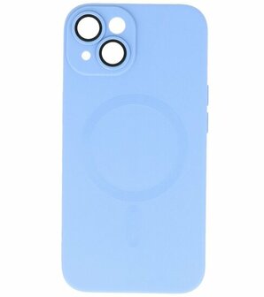 MagSafe Hoesje met Camera Beschermer voor iPhone 15 Blauw