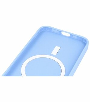 MagSafe Hoesje met Camera Beschermer voor iPhone 15 Blauw