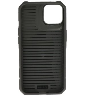 MagSafe Hoesje - Shockproof Back Cover voor de iPhone 15 - Zwart